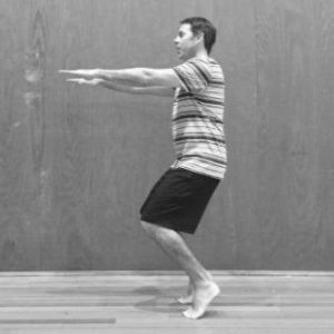 Pilates standing footwork - a good exercise for skiers - Movement